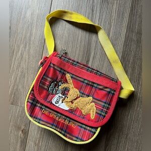 Vintage Die Spiegelburg 1978 Felix the Rabbit Tartan Purse